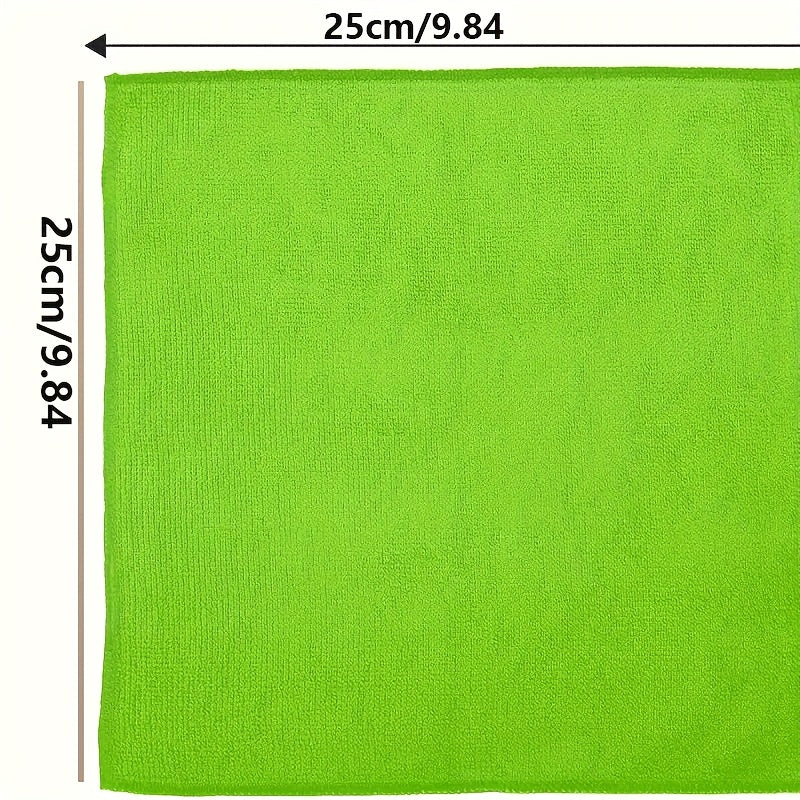 [Microfiber Cleaning Cloths Set] Ultra-Fine Microfiber Cleaning Cloths Set - Super Absorbent Polyester | Streak-Free Finish, Perfect for Outdoor, Bathroom, Kitchen, And Patio Use - Towels
